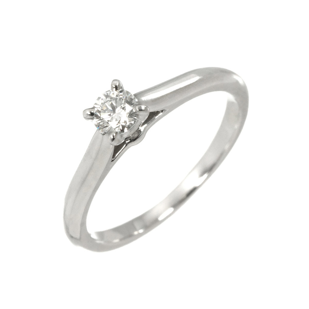 CARTIER Silver Diamond 1895 Ring #48